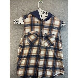Vintage Hunt Club Hoodie Size Large  Plaid‎